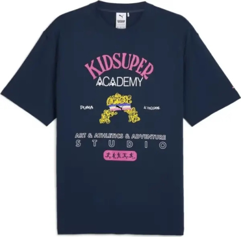 Футболка Puma X KIDSUPER GRAPHIC темно-синяя 626701-14