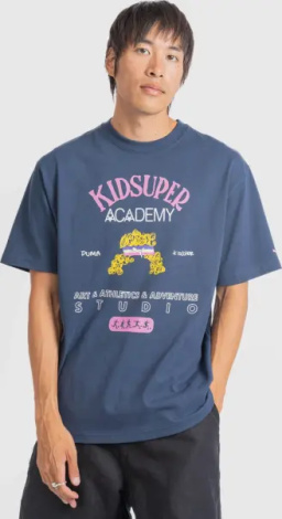 Футболка Puma X KIDSUPER GRAPHIC темно-синяя 626701-14