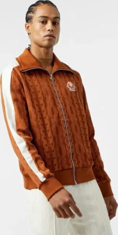 Олимпийка Puma X PALOMO T7 коричнево-белая 625562-81