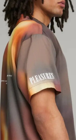 Рубашка Puma X PLEASURES AOP коричнево-оранжевая 624098-02