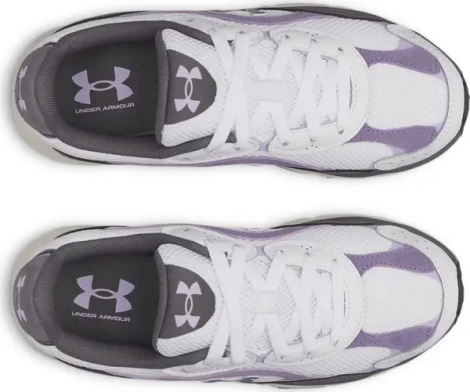 Кросівки жіночі Under Armour TECH RUNNER біло-фіолетово-сірі 6007575-101