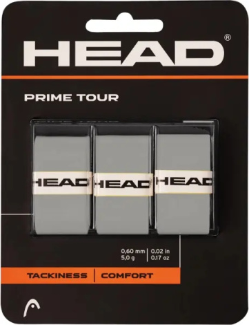 Обмотка для ракеток Head PRIME TOUR сіра (3 штуки) 285-621 gr