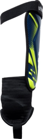 Щитки футбольные Uhlsport TIBIA PLATE PRO темно-сине-желтые 1006802 03