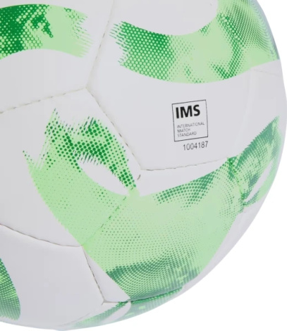 Футбольный мяч Adidas TIRO MATCH бело-зеленый Размер 5 HT2421