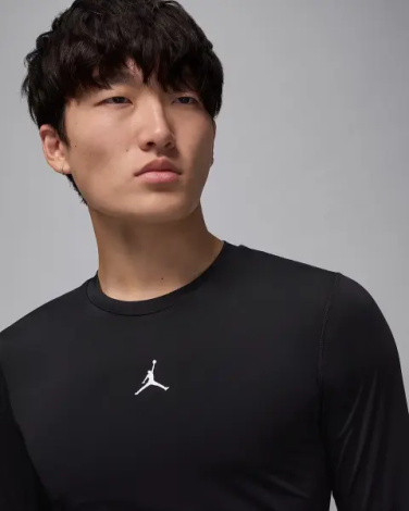 Лонгслив Nike JORDAN SPORT DRI-FIT черный HQ8683-010