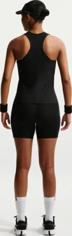 Шорты для тенниса женские Nike COURT DRI-FIT WITH POCKETS черные FZ6677-010