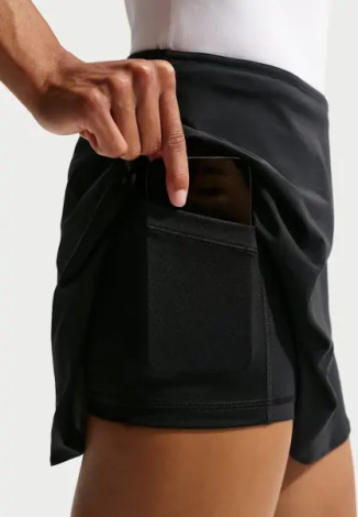 Юбка для тенниса женская Nike VICTORY DRI-FIT FLOUNCY черная FD6528-010