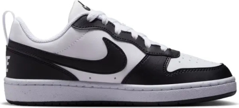 Кроссовки подростковые Nike COURT BOROUGH LOW RECRAFT (GS) бело-черные DV5456-131