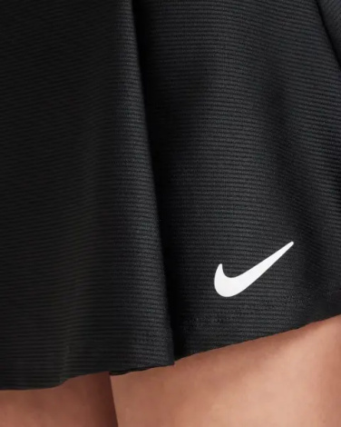 Юбка для тенниса подростковая Nike COURT DRI-FIT VICTORY черная CV7575-010