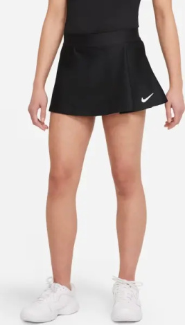 Юбка для тенниса подростковая Nike COURT DRI-FIT VICTORY черная CV7575-010