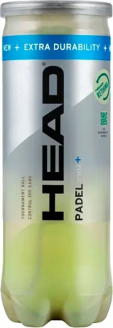 Набір м'ячів для падл-тенісу Head PADEL PRO+ 3B жовтий (3 штуки) 540203