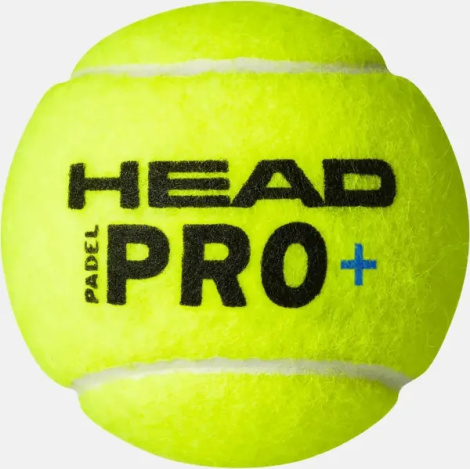 Набір м'ячів для падл-тенісу Head PADEL PRO+ 3B жовтий (3 штуки) 540203