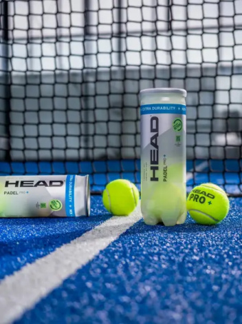 Набір м'ячів для падл-тенісу Head PADEL PRO+ 3B жовтий (3 штуки) 540203