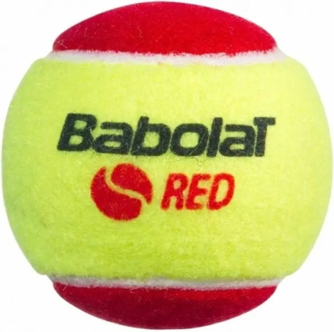 Набор мячей для тенниса детский Babolat RED FELT желто-красный (3 штуки) 501108-113