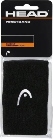 Напульсники Head WRISTBAND 5" черные (2 штуки) 285-070 bk