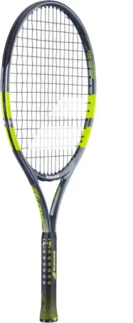 Ракетка для тенісу дитяча Babolat CARLITOS JR 23 CV темно-сіро-лимонна 140523-100