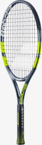 Ракетка для тенісу дитяча Babolat CARLITOS JR 23 CV темно-сіро-лимонна 140523-100