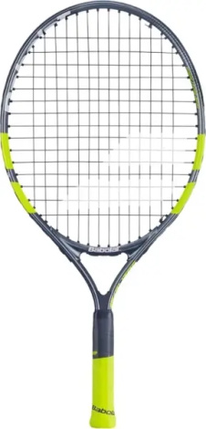 Ракетка для тенісу дитяча Babolat CARLITOS JR 21 CV темно-сіро-лимонна 140522-100