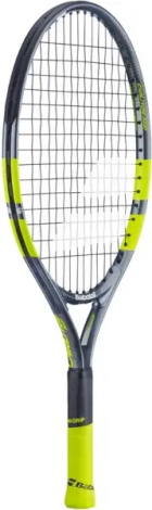 Ракетка для тенісу дитяча Babolat CARLITOS JR 21 CV темно-сіро-лимонна 140522-100