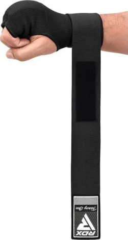 Рукавички-бинти RDX HOSIERY INNER STRAP IS2 чорні HYP-IS2B