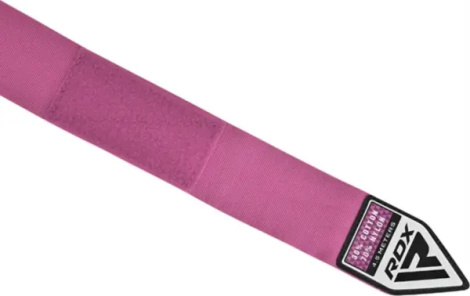 Бинти боксерські RDX HAND WRAPS рожеві (4.5 м) HWX-RP+