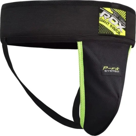 Захист паху RDX GROIN GUARD SUPPORTER чорно-салатовий GGX-H1B