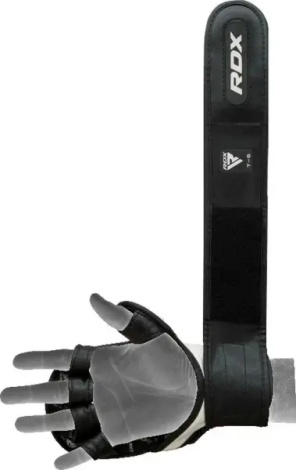 Рукавички MMA RDX GRAPPLING GLOVES REX T6 PLUS червоно-чорно-білі GGR-T6R