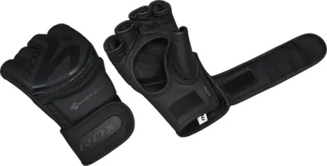 Рукавички MMA RDX GRAPPLING GLOVES F15 чорні GGR-F15MB