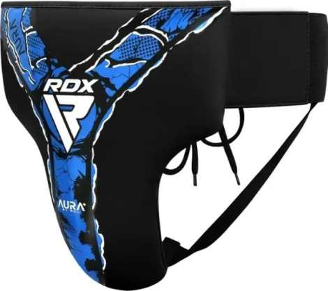 Захист паху RDX GROIN GUARD NEW AURA F17 чорно-синій GDR-F17BU