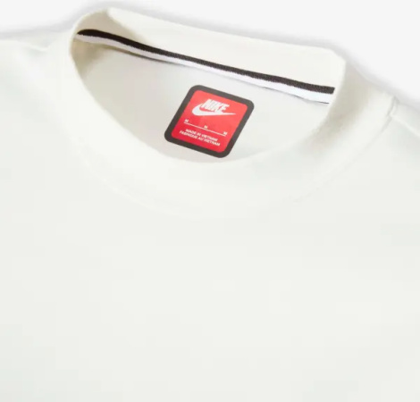 Футболка Nike SPORTSWEAR TECH FLEECE RE-IMAGINED OVERSIZED молочная FB8165-133