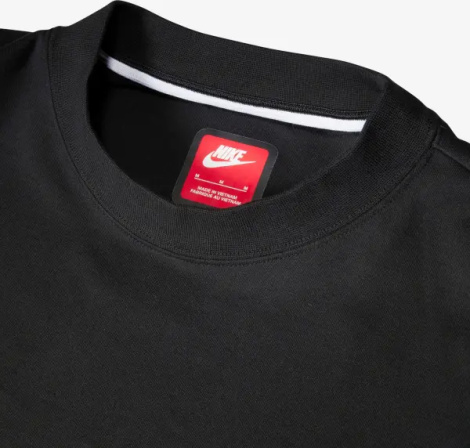 Футболка Nike SPORTSWEAR TECH FLEECE RE-IMAGINED OVERSIZED черная FB8165-010