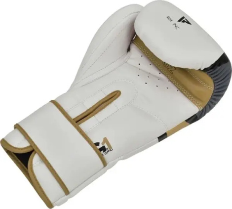 Рукавички боксерські RDX BOXING GLOVES BGR-F7 біло-золоті BGR-F7GL