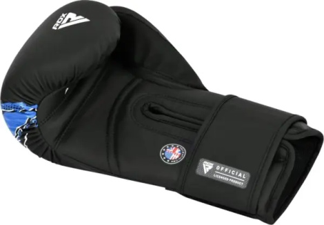 Рукавички боксерські RDX BOXING GLOVES NEW AURA F17 чорно-сині BGR-F17BU