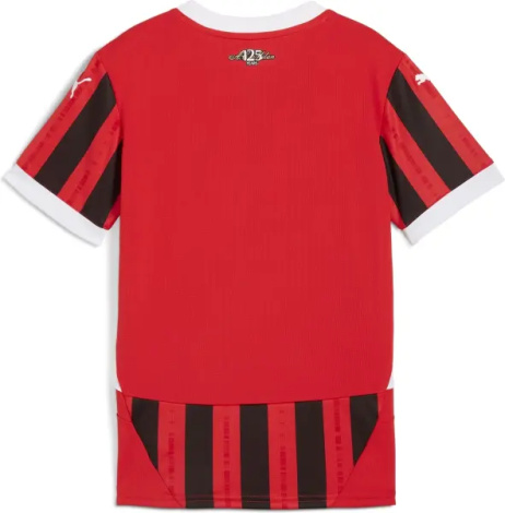 Футболка подростковая Puma AC MILAN 24/25 REPLICA (Милан) домашняя красно-черно-белая 774984-01