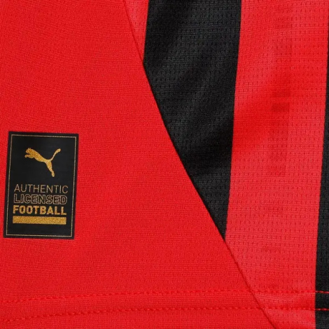 Футболка подростковая Puma AC MILAN 24/25 REPLICA (Милан) домашняя красно-черно-белая 774984-01