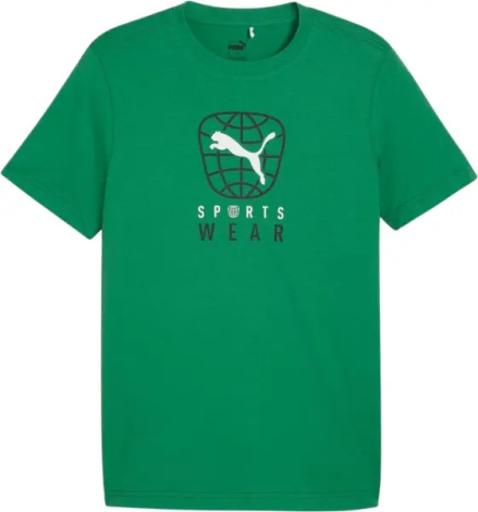 Футболка Puma BETTER SPORTSWEAR зеленая 679001-86