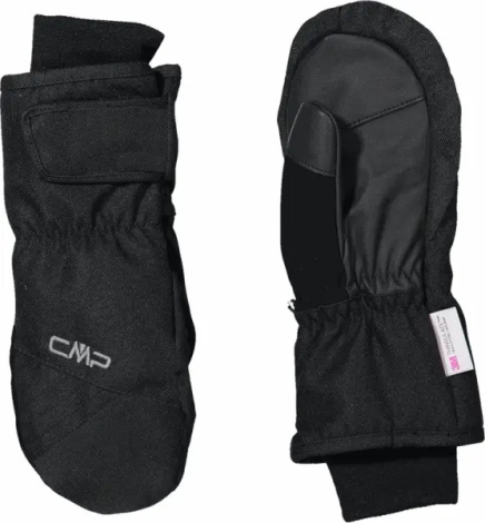 Перчатки детские CMP KIDS SKI MITTEN черные 6524824J-U901