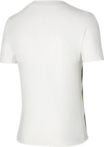 Футболка Mizuno SHADOW GRAPHIC TEE бело-салатово-черная 62GA2002-01