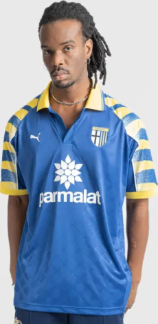 Футболка Puma X PARMA CALCIO (Парма Кальчо) сине-желтая 629943-46