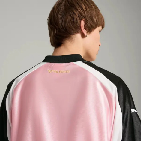Футболка Puma X FC PALERMO (Палермо) светло-розово-черная 629541-60