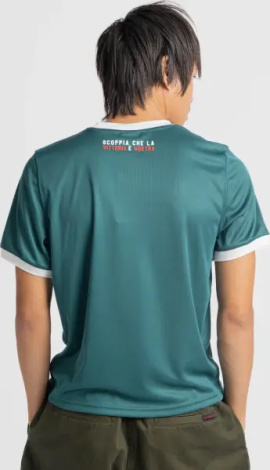 Футболка Puma X PALMEIRAS RINGER (Палмейрас) темно-зелено-белая 629533-43