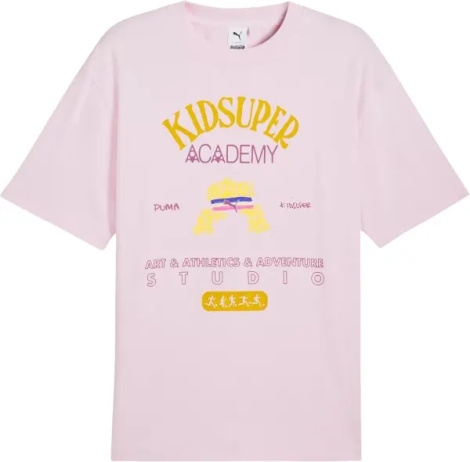 Футболка Puma X KIDSUPER GRAPHIC светло-розовая 626701-71