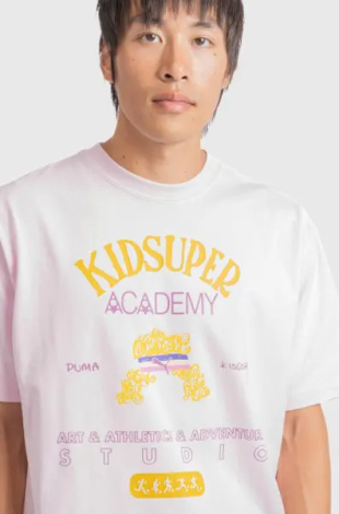 Футболка Puma X KIDSUPER GRAPHIC светло-розовая 626701-71
