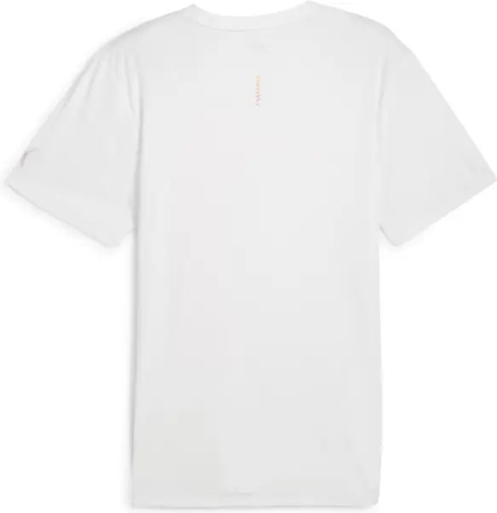 Футболка Puma RUN FAVORTIES FOREVER FASTER бело-оранжево-коралловая 526146-02