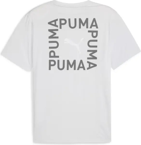 Футболка Puma FIT TRIBLEND GRAPHIC белая 524939-42
