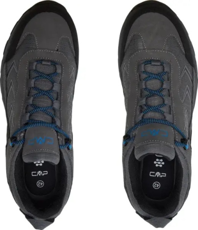 Кроссовки треккинговые CMP MELNICK LOW TREKKING SHOES WP темно-серо-черно-голубые 3Q19657-41UR