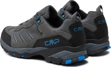 Кроссовки треккинговые CMP MELNICK LOW TREKKING SHOES WP темно-серо-черно-голубые 3Q19657-41UR