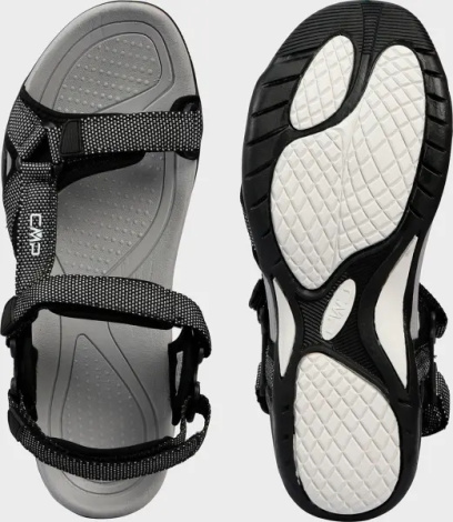 Сандали CMP HAMAL HIKING SANDAL черно-серые 38Q9957-U901
