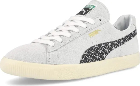 Кеды Puma SUEDE X SASHIKO VINTAGE светло-серо-черные 381166-01