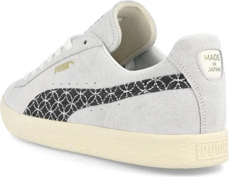 Кеды Puma SUEDE X SASHIKO VINTAGE светло-серо-черные 381166-01